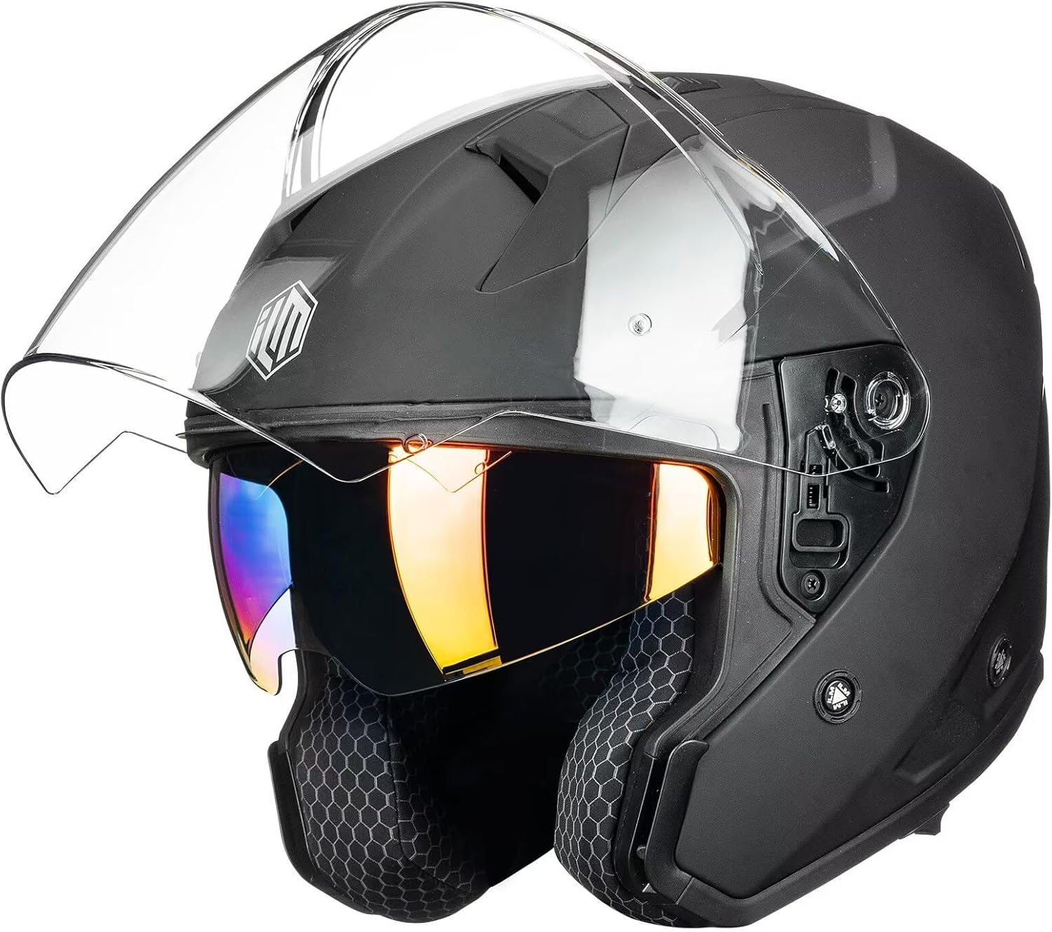 Open Face Helmet Clear – Open Face Helmet with Clear and Tinted Visor